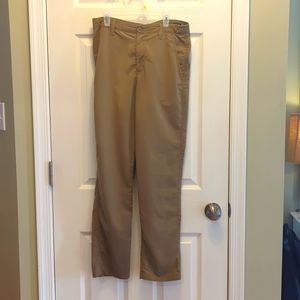 Tan golf pants